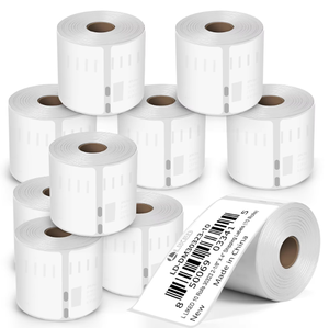 2.25x1.25 Inch Black Backing Thermal <b>Labels</b> Compatible with Thermal <b>Printers</b> - Product Image 1