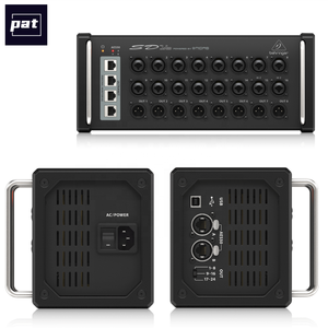 Caja de escenario <span class=keywords><strong>Behringer</strong></span> SD16 I/O con 16 preamplificadores Midas controlables a distancia, 8 salidas con red AES50 - Product Image 3