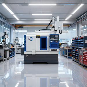Torno CNC vertical automático de doble husillo de alta precisión, ligero y pequeño, con sistema Fanuc, superventas de fábrica china - Product Image 1