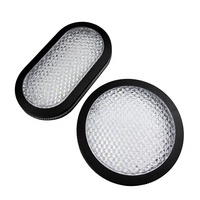 Luminaire LED étanche pour plafond et mur, rond ou ovale, résistant à l'humidité, pour salle de bain, balcon, couloir