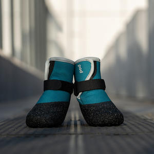 جيانبو 1pet كل المواسم أحذية الكلاب للماء عدم الانزلاق الشتاء أحذية الحيوانات الأليفة مع الشريط تيدي نمط لينة النعل مادة النايلون - Product Image 2