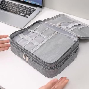 Nuova Borsa Portatile <span class=keywords><strong>per</strong></span> Cosmetici e Strumenti di Bellezza con Scomparti, Elegante e Pratica - Product Image 4