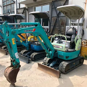 Miniexcavadora sobre orugas usada Original de Japón, excavadora compacta YanMar ViO15, cabina abierta con motor y bomba, precio de fábrica de 1,5 toneladas - Product Image 1