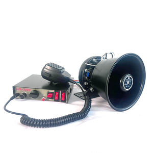 <span class=keywords><strong>Sirena</strong></span> de Emergencia ZKXX KX-6001D de 12V 200W con 9 Tonos, Micrófono de Mano para Sistema PA, Vehículos de <span class=keywords><strong>Bomberos</strong></span>/Ambulancias, Color Negro - Product Image 1