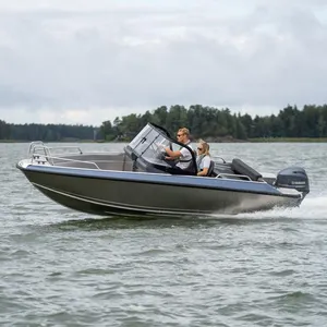 出售顶级小湖淡水焊接铝河渔船