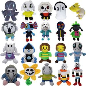Nuova leggenda <span class=keywords><strong>Undertale</strong></span> senza giocattoli di peluche Action Figure coniglio cane polpo peluche giocattoli di peluche fiore del sole viola ragazza bambola scheletro - Product Image 3