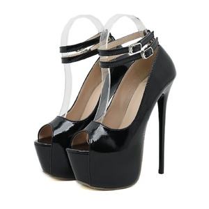 Sandales pour femmes, sandales de créateur, chaussures à plateforme, sandales à bout ouvert, talons aiguilles de 16 cm pour femmes - Product Image 6