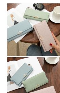 <span class=keywords><strong>Portafoglio</strong></span> Lungo da <span class=keywords><strong>Donna</strong></span> all'Ingrosso, Design Fresco e Geometrico, <span class=keywords><strong>in</strong></span> Pelle PU Goffrata, Porta Carte e Borsellino Pieghevole a Tre Ante - Product Image 3