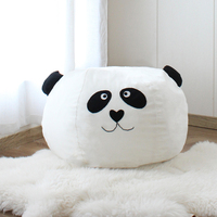 Populaire enfants Panda pouf canapé paresseux canapé sac salon adolescent chambre décor pouf pouf chaise moderne confortable pouf couvre