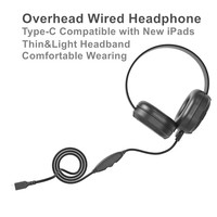 Casque filaire OEM multi-connecteurs avec câble tressé personnalisé 1,2 m durable et suppression du bruit ENC