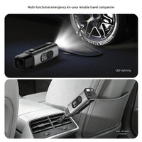 Pompe à air portable 10 en 1 12V pour voiture, gonfleur de pneus électrique multifonction, affichage de la pression en temps réel par LED, démarreur de voiture 6000 mAh