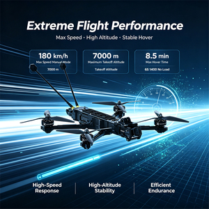 Professional Long Distance <b>RC</b> <b>Drone</b> BOB57 O4 Pro 6S 868 900MHz ELRS Nano GPS Stable Signal Long Range Outdoor FPV Quadcopter - Product Image 1