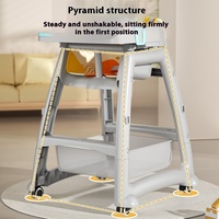 Chaise de salle à manger pour enfants multifonctionnelle et réglable pour un usage domestique pour restaurant hôtel table à manger pour bébé en gros