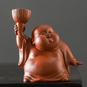 Zisha หนุ่มสาวชาวพุทธชาเครื่องประดับเซนสำหรับถาดชาและโต๊ะน้ำชา - Product Image 6