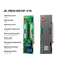 JIKONG JK-PB2A16S15P Smart Active Balancer BMS 16S 48V 2A LiFePO4 Papan PCB Penyimpanan Energi Rumah CE FCC Grosir