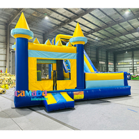 Château gonflable le plus populaire, combo de saut et toboggan gonflable, château gonflable en PVC, châteaux gonflables en PVC