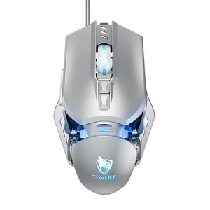 gaming muis gloeiende wit Suppliers-Oem Laptop Arc Trackball Usb Wired Roze Wit Gloeiende Lichtgewicht Optische Led Gaming Mouse