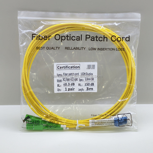 Cable de Fibra Óptica Dúplex SC APC LC UPC de Baja Pérdida de Inserción, Precio de Fábrica, con Cubierta LSZH de 3.0mm para FTTH y Centros de Datos - Product Image 6