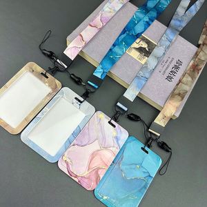 Sublimation <b>Lanyard</b> High Quality <b>Polyester</b> Customized Access Card Work Permit Hanging Rope and ID Card Holder - Product Image 1