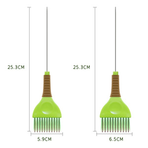Fournitures de coiffeur personnalisation Logo outil <span class=keywords><strong>Salon</strong></span> applicateur brosse cheveux teinture couleur colorant brosse brochas para tinte NH63-<span class=keywords><strong>LA</strong></span> - Product Image 3