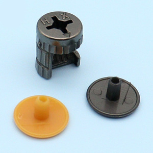 Jin Aoding – bouchon à vis en plastique 3 en 1, 10, 12, 15mm, couvercle de trou de roue excentrique, bouchon décoratif pour fixation de meubles - Product Image 2