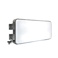 Boîte à lumière LED en acrylique double face, panneau publicitaire commercial, logo personnalisé, panneau écologique, imperméable, durable, extérieur, centre commercial