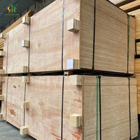 Contrachapado Comercial Africano de Eucalipto de 3-25 mm, Contrachapado Liso de 1220x2440 mm, Suministro Directo de Fábrica para la Construcción de Edificios