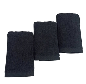 100% Cotton Reusable <strong>Facial</strong> Cleansing <strong>Towel</strong> Custom Logo Black Face <strong>Towel</strong> Adult Woven Technique Solid Color Makeup <strong>Towel</strong> - Product Image 6