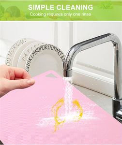 Tapis de découpe en plastique antidérapant Planches à découper sans BPA Tapis de découpe antidérapant Planches à découper pliantes flexibles - Product Image 5