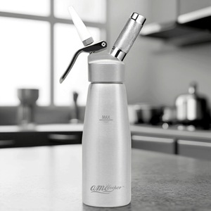 Siphon à crème portable professionnel pour la pâtisserie, compatible avec les chargeurs standard pour la décoration de gâteaux - Product Image 3