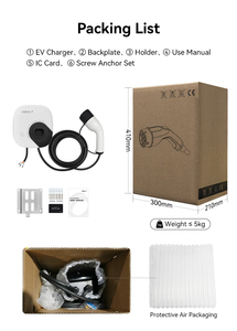Portable EV Charger with 5m Cable 7kW 11KW 22KW 1/3Phase GB/T <strong>Interface</strong> 200-220V 16/32A Input for New Energy Vehicles - Product Image 6