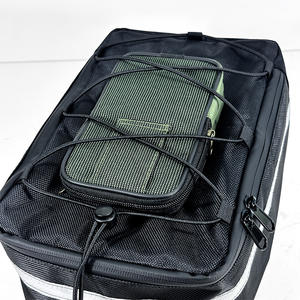 Sac de vélo pour <span class=keywords><strong>porte</strong></span>-bagages, imperméable, 7L, grande capacité, pour longues distances, bagages de vélo unisexe, pièces de vélo - Product Image 6