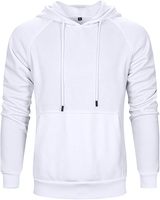Sudaderas informales con texto y logotipo personalizados a la moda para hombres, sudaderas con capucha deportivas de manga larga con estampado de gran tamaño para hombres