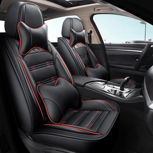 Housses de siège de voiture en cuir PU, couvre-siège pour véhicule, taille universelle, de haute qualité, pour la plupart des marques automobiles, meilleure vente, - Product Image 4