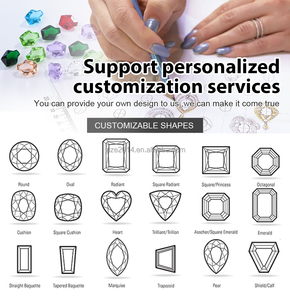 Mới đến pointback thiết kế Rose <span class=keywords><strong>cut</strong></span> Nail Art ánh sáng Topaz Glass K9 Fancy Đá Nail đá quý Cristal thạch cho móng tay vàng - Product Image 5