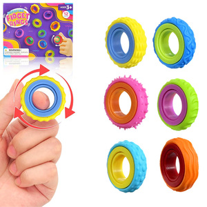 Cross-Border New Children's Rotating Spinning Sensory <b>Ring</b> Gyro <b>Stress</b>-Relief Silicone Toy Model 3223 - Product Image 3