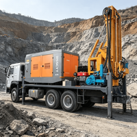 Nouvelle plateforme de forage RC montée sur camion, personnalisée, pour puits profonds, machine de forage hydraulique