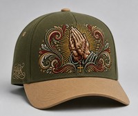 Casquette de baseball personnalisée style Old English, 5 panneaux, visière incurvée, style Dad Hat, streetwear urbain West Coast, vente en gros, faible MOQ