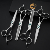 PROSEE 5.5 6.0 Ciseaux À Cheveux VG10 Acier Professionnel Salon Champion Ciseaux De Coiffeur V-dent Amincissement Cisaillement Cheveux Styling Outils