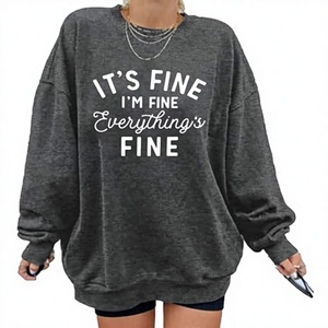 Sudadera con capucha y cremallera larga para mujer, tejida, gruesa, 100% algodón, con forro. |   Camiseta Personalizada con Estampado de Letras en Relieve, Corte Cuadrado, Transpirable y de Secado Rápido - Product Image 1