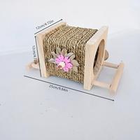 Nouveau tunnel en bois créatif pour perroquets, tube de forage, plateforme de cage à oiseaux, jouet à mâcher et à jouer