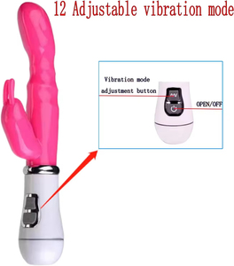 Vibrador de Conejo con Orejas de Conejo, Estimulador de Clítoris y Punto G con 12 Modos de Vibración, Potente Estimulador para Mujeres - Product Image 5