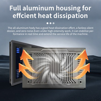 Panel PC Industrial Sin Ventilador de 15.6 Pulgadas, Computadora Todo en Uno, Intel N100 J6412, IP65 Resistente al Agua, Pantalla Táctil, Automatización de Fábrica, SSD
