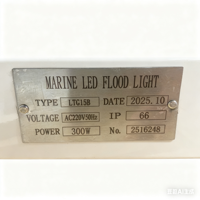 Projecteur LED LTG15B, éclairage d'inondation et de spot, IP66 étanche, CRI 95, 5700K, pour utilisation maritime sur les bateaux
