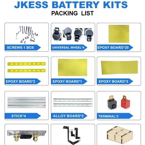 Jkess 280ah Tự Làm Kit Đơn Vị Với 16S 200A Bms Dọc Bán Thành 15kwh Lithium 48V 51.2V 300ah Lifepo4 Pin Hộp Trường Hợp - Product Image 6