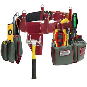 Sacoche de ceinture personnalisée en tissu Oxford pour outils, grande capacité, pochette à clous pour électricien, sac banane multi-emplacements pour outils à main de <span class=keywords><strong>couvreur</strong></span> - Product Image 5