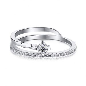 Dylam Latest New Design Jewelry Minimalist Low MOQ Hot Selling <b>Dainty</b> S925 Sterling Silver Engagement <b>Rings</b> Design for Women - Product Image 1