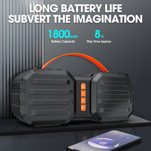 มาใหม่แบบพกพา Bt ลำโพงกล่องไฮไฟสเตอริโอเบส <span class=keywords><strong>TF</strong></span> การ์ดลำโพงบลูทูธไร้สายกันน้ำสมาร์ทลำโพงบลูทูธ - Product Image 3