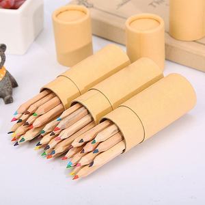 Khuyến Mãi Mới Chất Lượng Cao Gỗ Tự Nhiên Màu Bút Chì Bán Buôn Văn Phòng Phẩm, 12 24 Màu Sắc Hỗn Hợp Màu Bút Chì Thiết Lập - Product Image 4