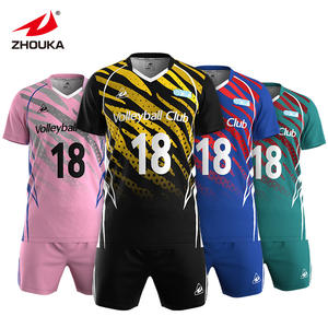 Set bola voli desain Jersey, seragam voli tipis dan ringan portabel terbaru - Product Image 1